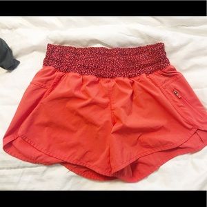 Lululemon orange shorts